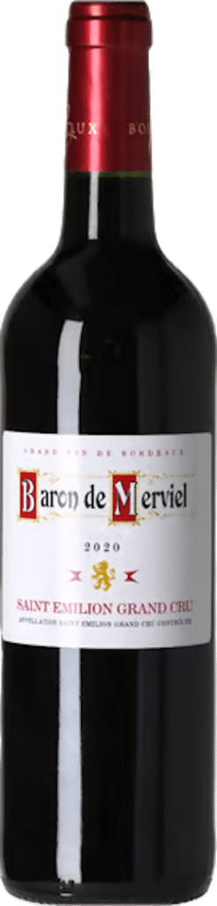 Baron De Merviel St. Emilion Grand Cru 2020 OWC, Frankreich, Rotwein, Bordeaux, beste rotwein zum essen, beste rotwein zum rind, calle. fleggaard, tilbudsavis