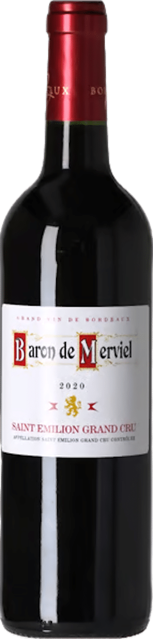 Baron De Merviel St. Emilion Grand Cru 2020 OWC, Frankreich, Rotwein, Bordeaux, beste rotwein zum essen, beste rotwein zum rind, calle. fleggaard, tilbudsavis