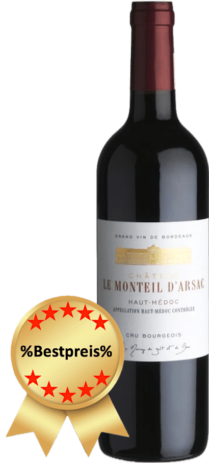 Chateau, Le-Monteil, Arsac, 2015, Frankreich, Rotwein, Bordeaux, Haut-Medoc, Medoc, Haut