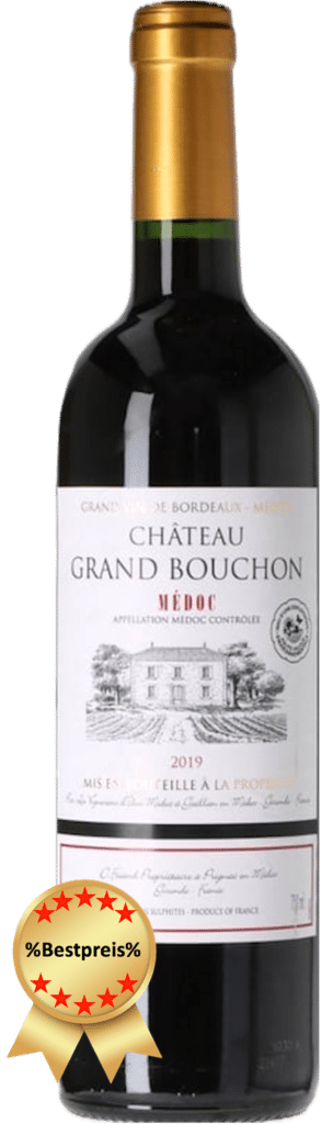 Chateau Grand Bouchon AOC Medoc 2019, frankreich, beste rotwein zum essen, bordeaux, beste wein zum grillen