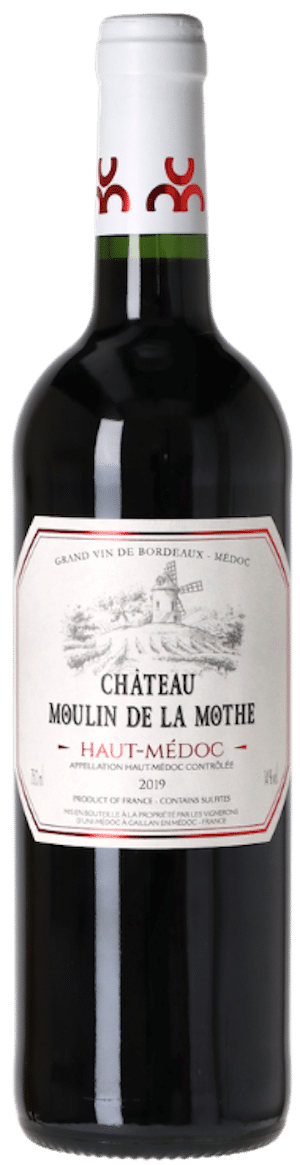 Château Moulin de la Mothe Haut-Médoc 2019 Weinflasche
