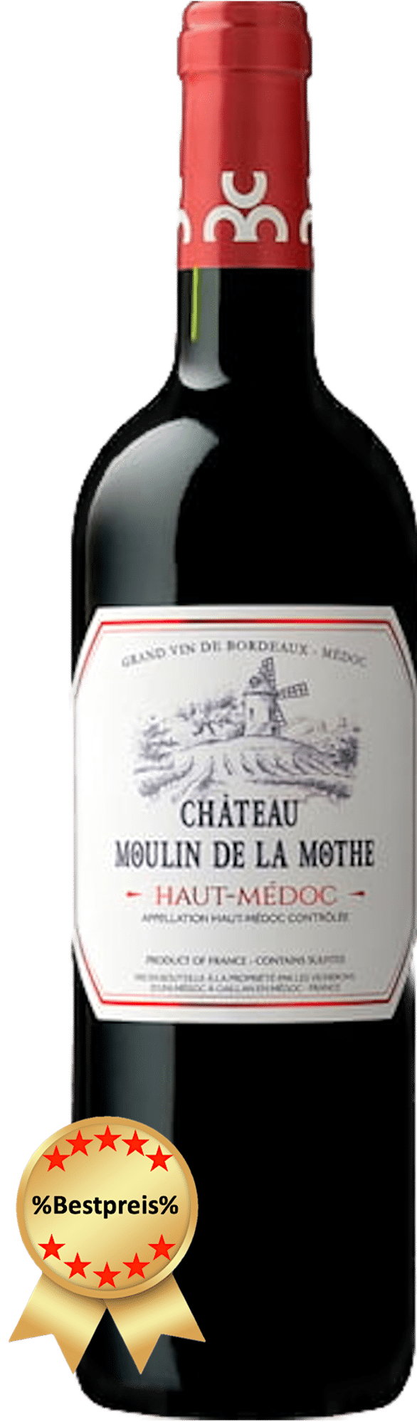 Chateau Moulin De La Mothe 2018, rotwein, frankreich, beste rotwein zum essen, bordeau, hautmedoc, calle, fleggaard, tilbudsavis, primitivo de manduria, spargel rezepte