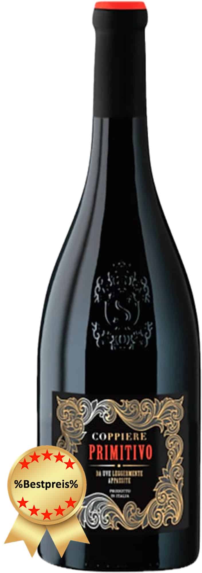 coppiere primitivo apassite, rotwein, beste rotwein zum essen, luca maroni, italien, apulien, fleggaard, calle tilbudsavis