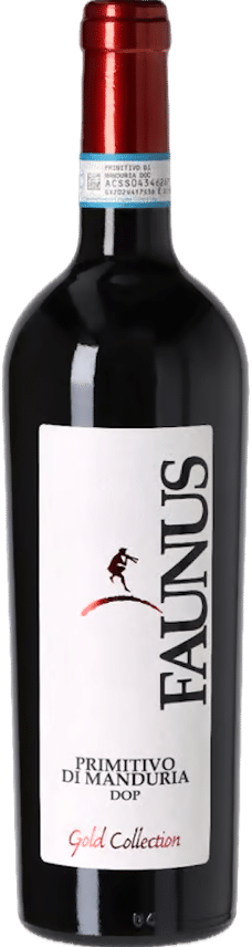 Faunus Primitivo di Manduria 2023, Italien, beste rotwein zum essen, Manduria, calle, fleegaard, tilbudsavis