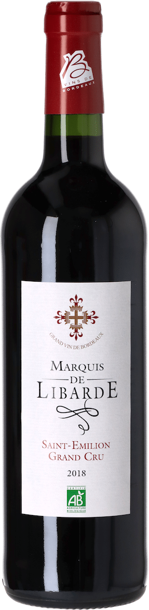 Marquis De Libarde Saint-Emilion Grand Cru 2018 BIO, frankreich, bordeaux, saint emilion, beste rotwein zum essen, beste rotwein zum lamm, calle, fleggaard, tilbudsavis