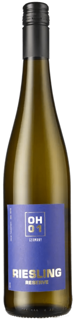 Oscar Haussmann OH01 Riesling Reserve Halbtrocken Weinflasche
