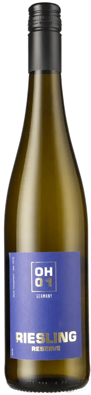 Oscar Haussmann OH01 Riesling Reserve Halbtrocken Weinflasche