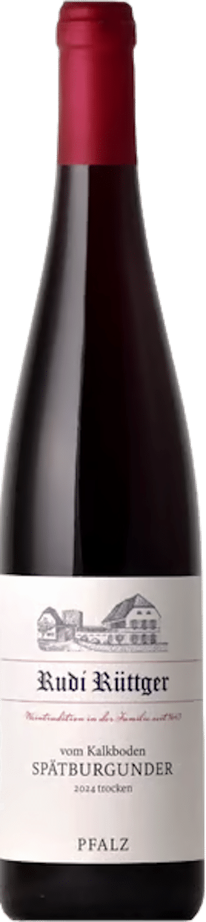 Rudi Rüttger Spätburgunder Vom Kalkboden 2024, best rotwein zum essen, beste wein zum essen, pfalz, deutsche wein, calle, fleggaard, tilbudsavis