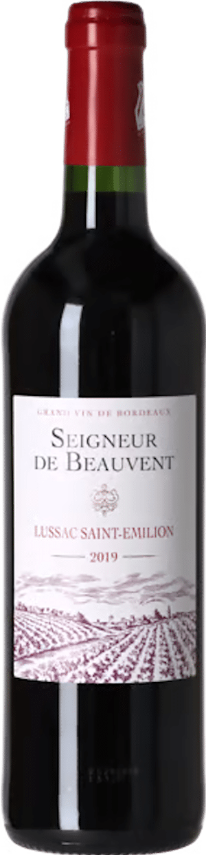 Seigneur de Beauvent Lussac St. Emillion 2019, bordeaux, st.Emillion, beste rotwein zum essen, beste rotwein zum ente, calle, fleggaard, tilbudsavis