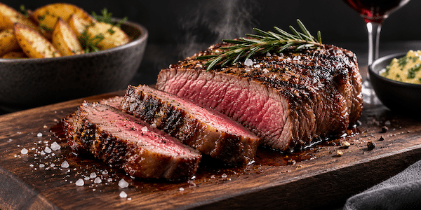 Der passende Rotwein macht ein gutes Steak zu einem besonderen Genuss.