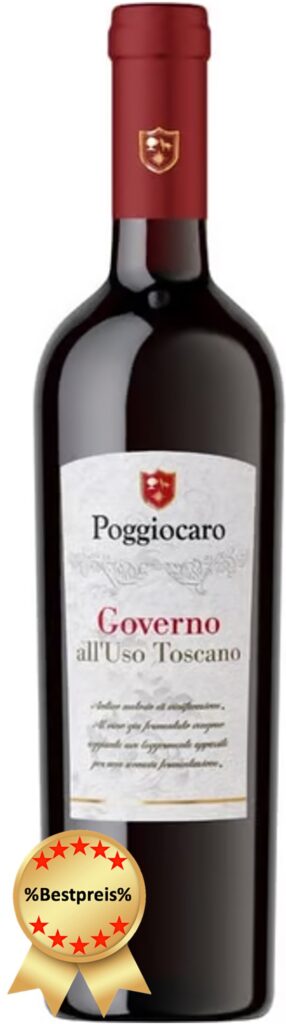 Tenute Poggiocaro Governo all'Uso Toscano IGT 2024, Italien, Toskana, rotwein, beste rotwein zum essen, calle, fleggaard, tilbudsavis