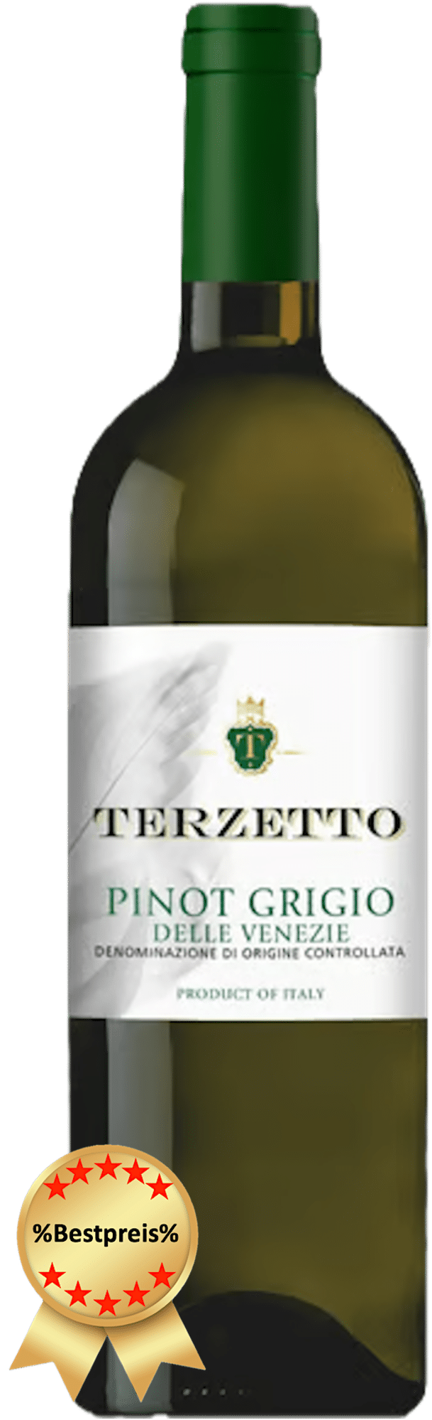 Terzetto Pinot Grigio DOC 2024, delle venezie, beste weiswein zum essen, calle, fleggaard, tilbudsavis, wein zum spargel
